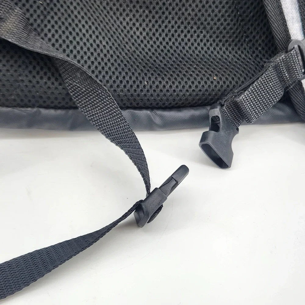 Reebok‎ Backpack Grey Black Colorblock Laptop Sleeve School Travel Bag